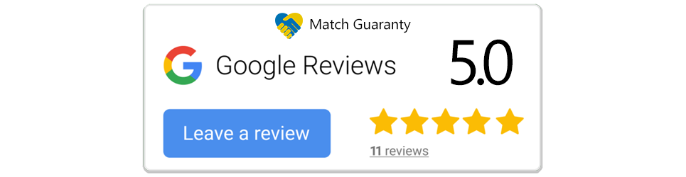 Match Guaranty Google Reviews